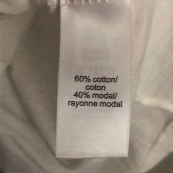 Maurices 24/7 Solid White Ruffle Sleeve Tee T-Shirt L Feminine Pretty Classic - Picture 14 of 16